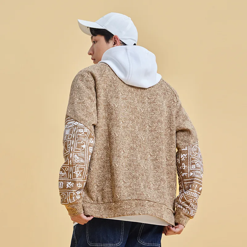 Erke Sweatshirt Men's Premium Khaki-5