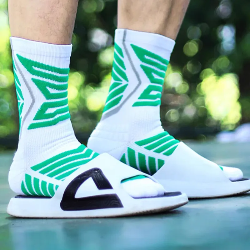 Ledomoda Basketball Socks Unisex 5 Pack Mixed Color-5