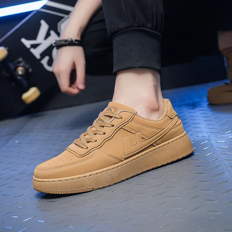 Warrior Thermal Abrasion Resistant Height Increasing Low Top Skateboard Shoes Unisex-48