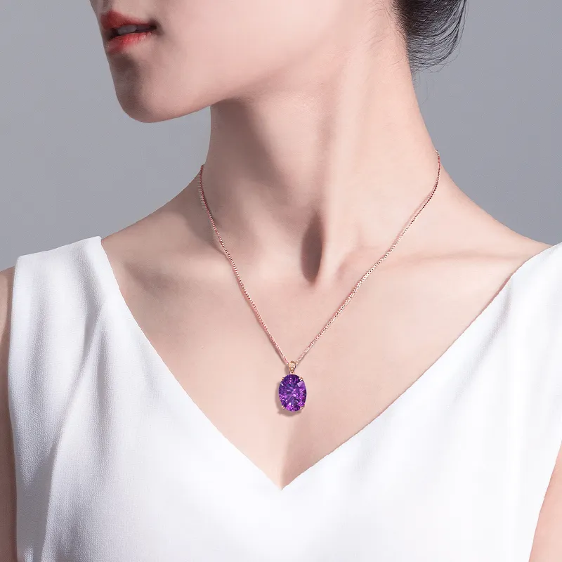 Rarebeauty Crystal Necklaces Women's-1