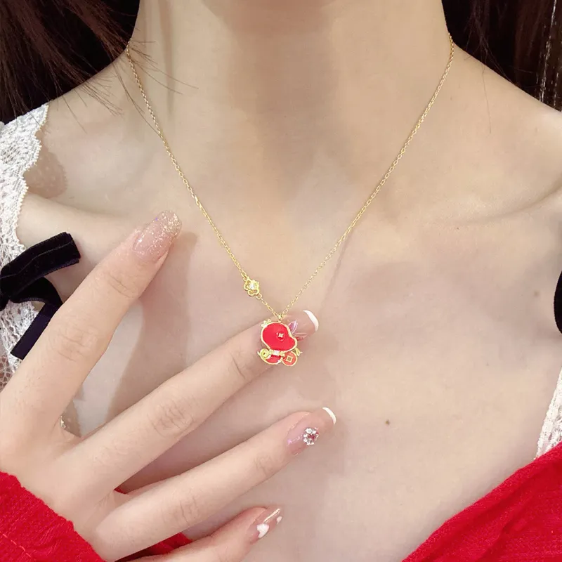 MINTLEAF S925 Silver Necklaces Women's Gold-4