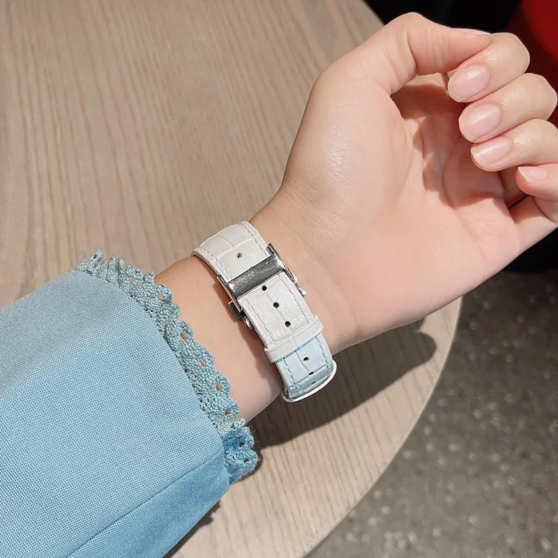 VRQ All Compatibility Watch Band Cowhide Leather Material-1