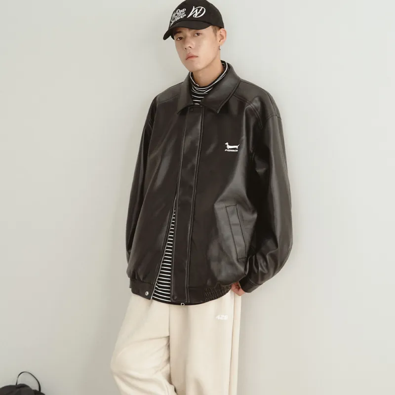 F426 Leather Jackets Unisex-4