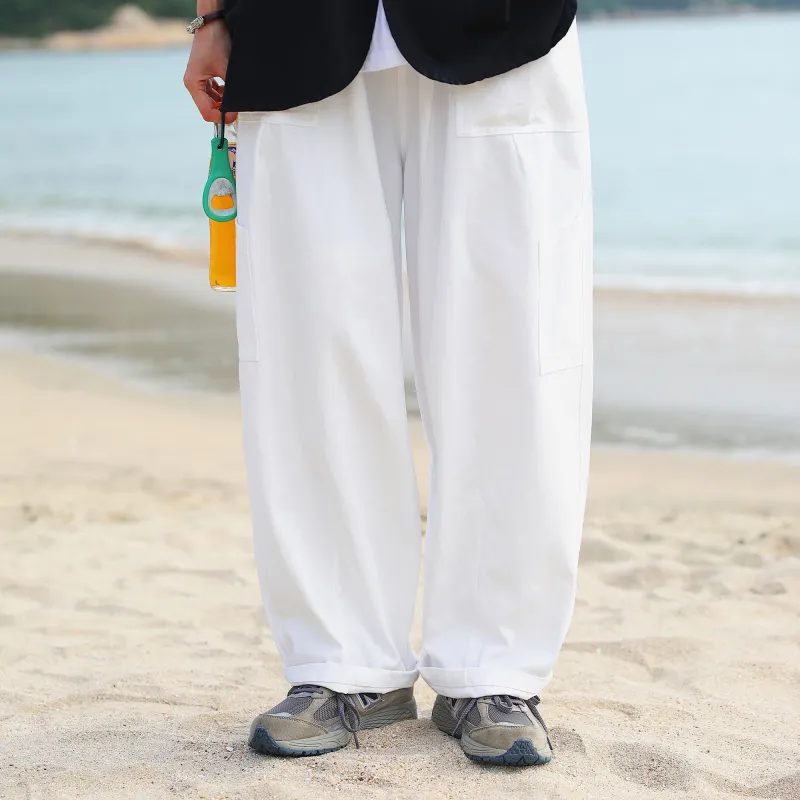 KOUEMGI Casual Pants Autumn And Winter Season Unisex-10