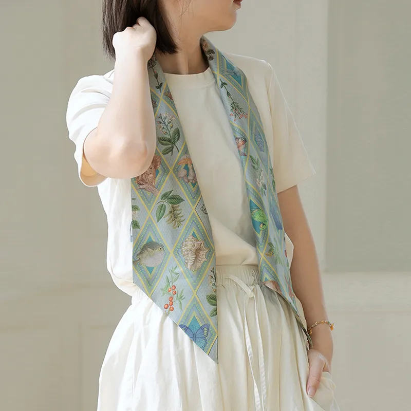 KALIIYA STUDIO Silk Scarves Women's-3