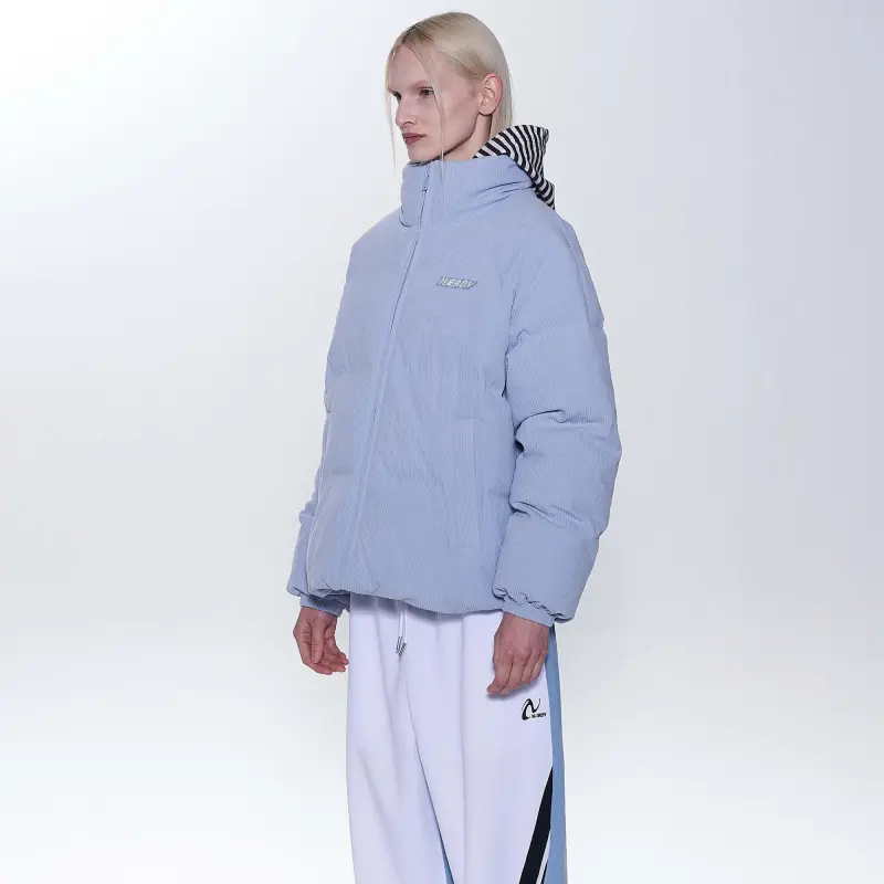 Nerdy Down Jackets Unisex Sky Blue-3