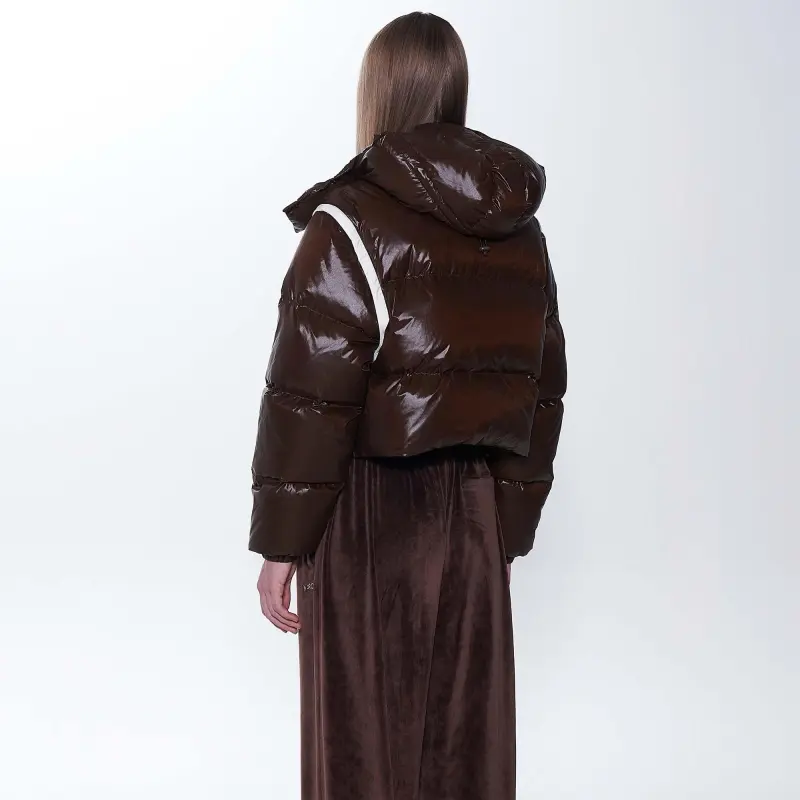 Nerdy Down Jackets Women's Brown-4