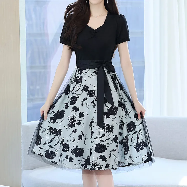 Pa33word Short Sleeved Dress Women's-6