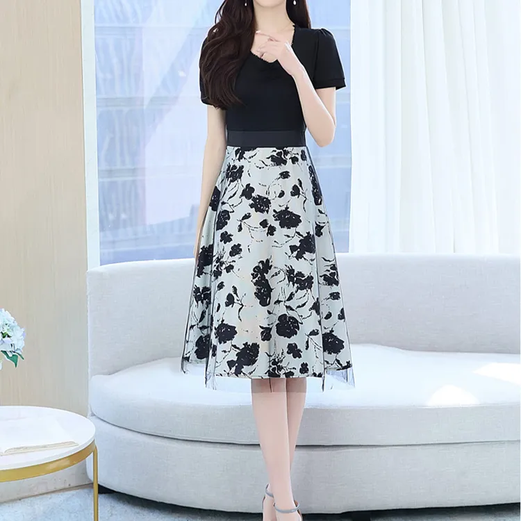 Pa33word Short Sleeved Dress Women's-5