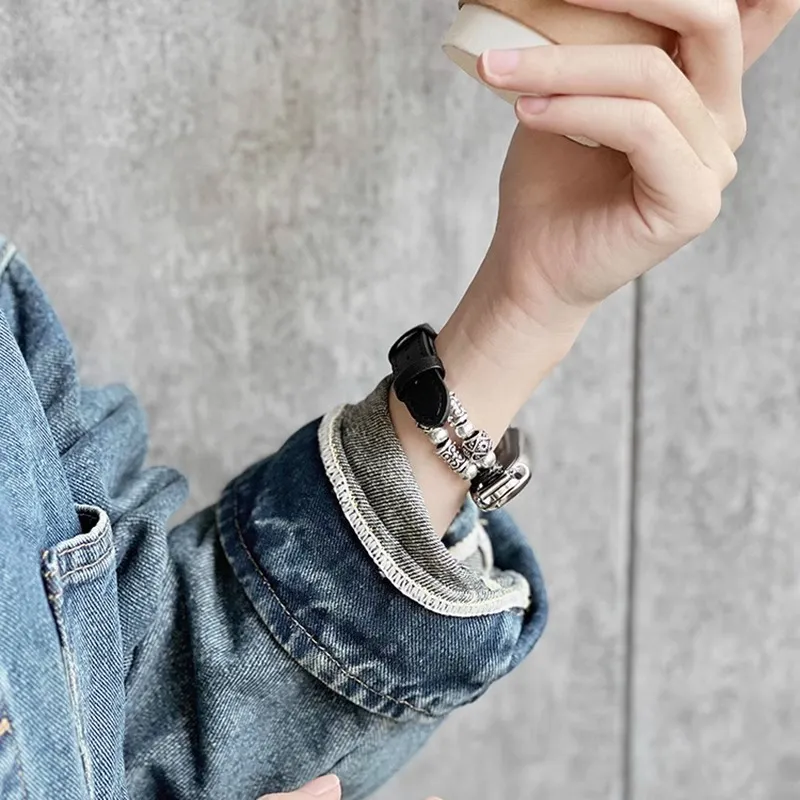 Yu Qing Compatibility Xiaomi Smart Band 9/8/7 All NFC Version 3456 Smart Wristband Watch Bands 190mm Unisex-3