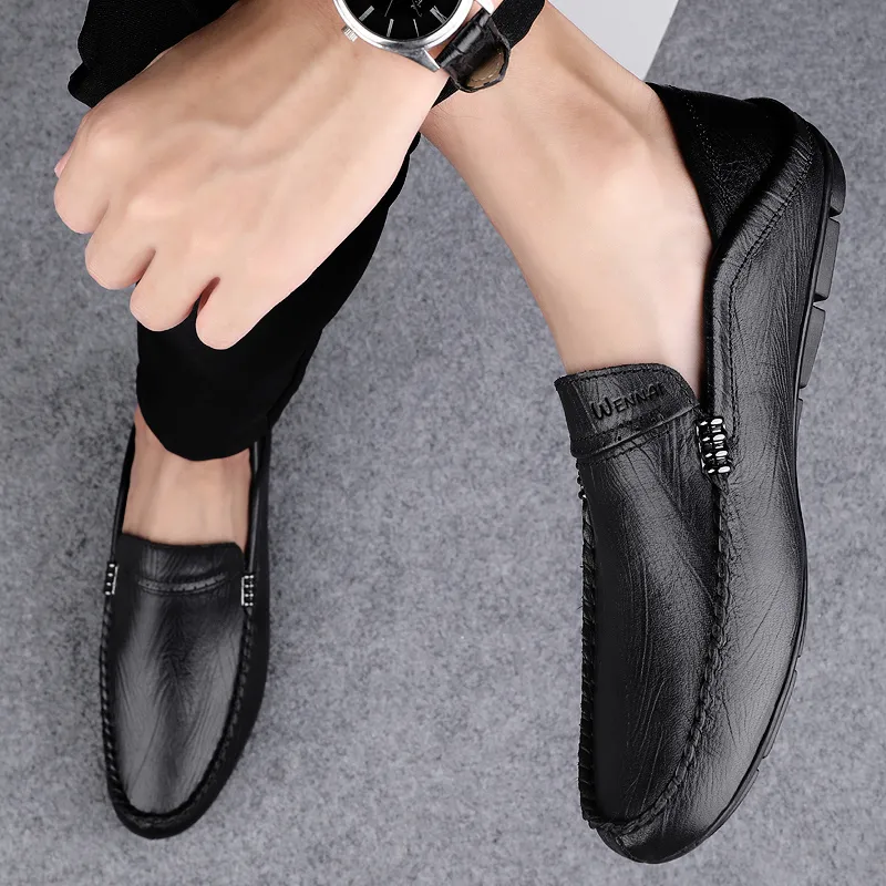 Wen Nai Beanie Shoes Men's Black-8