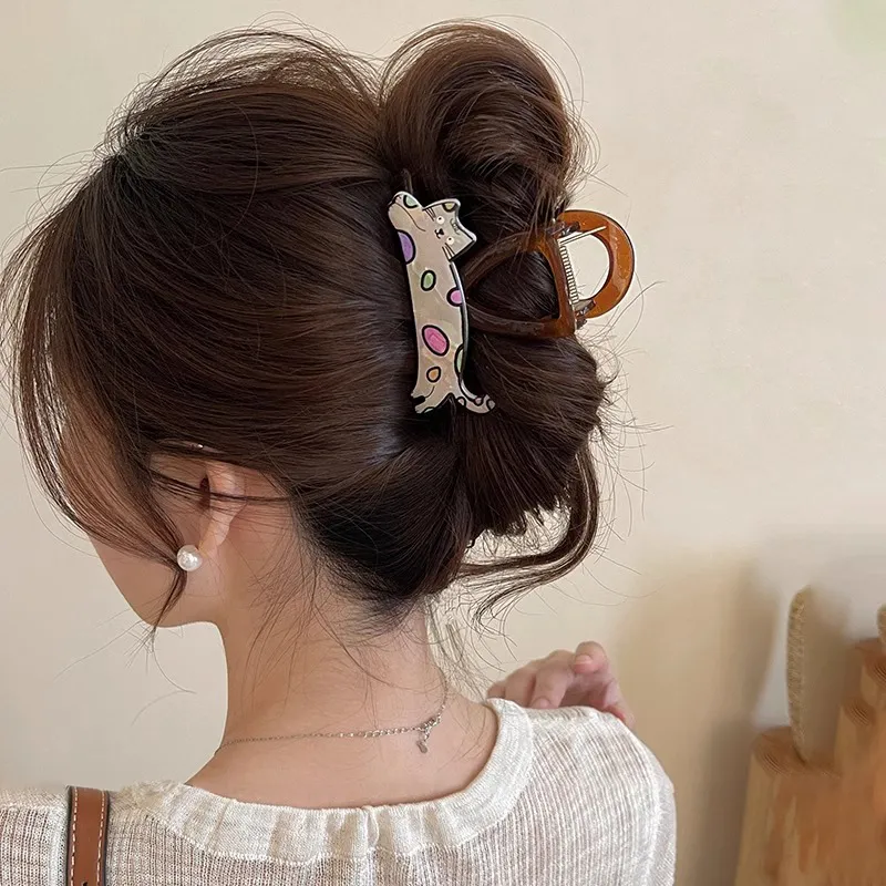 MENGNI Acrylic Hair Clips Women's-1