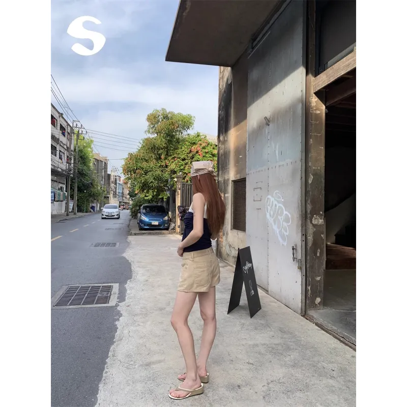 SLEEP AT 11 Denim Shorts Women's-2