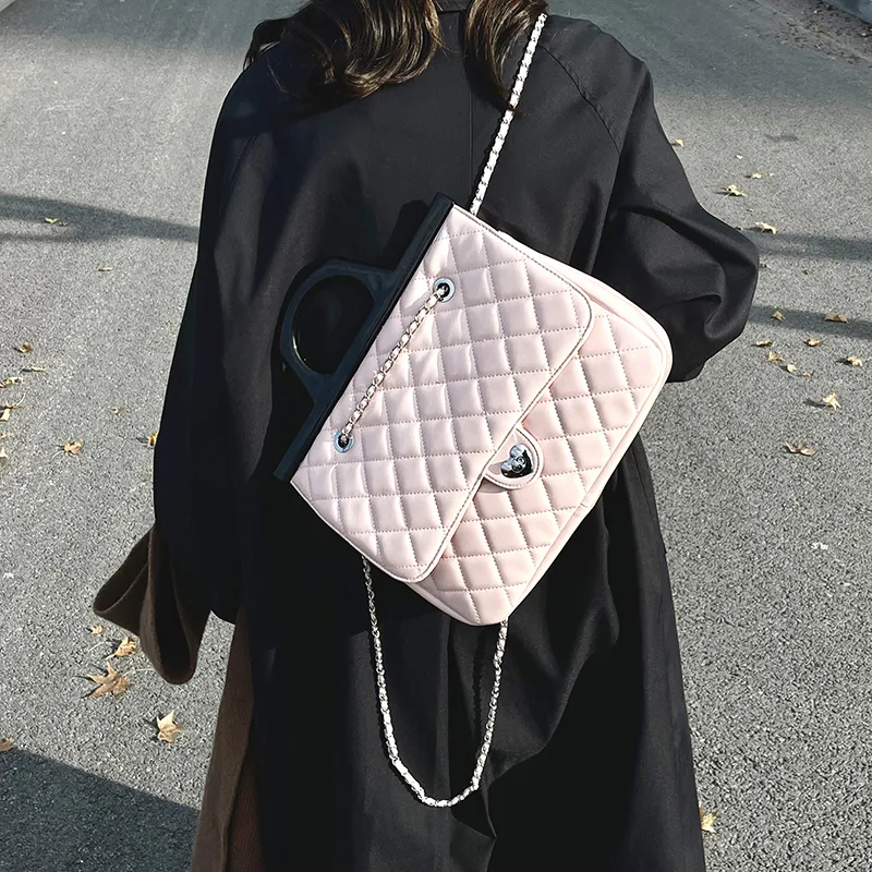 OTA PU Backpack Handbag Shoulder Bag Crossbody Bag Shoulder Bag Regular Women's Black/Pink/White/Red-6