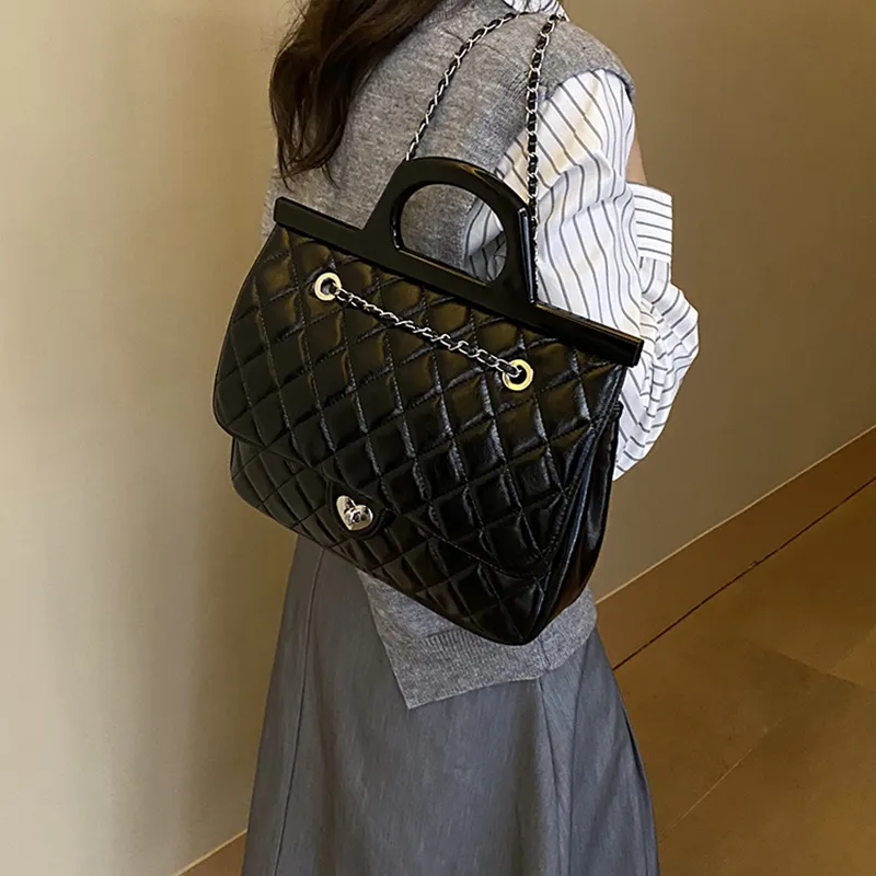 OTA PU Backpack Handbag Shoulder Bag Crossbody Bag Shoulder Bag Regular Women's Black/Pink/White/Red-2
