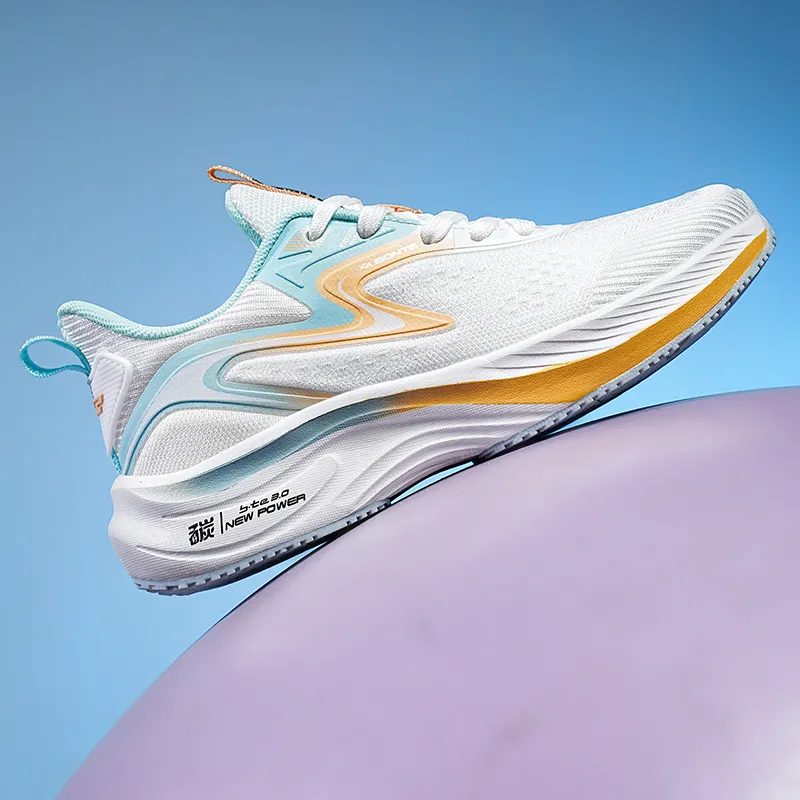 BTE Slip Resistant, Abrasion Resistant, Breathable, Rebound Low Top Long Distance Running Shoes Unisex-1