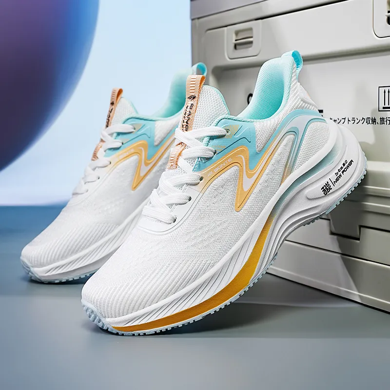 BTE Slip Resistant, Abrasion Resistant, Breathable, Rebound Low Top Long Distance Running Shoes Unisex-4
