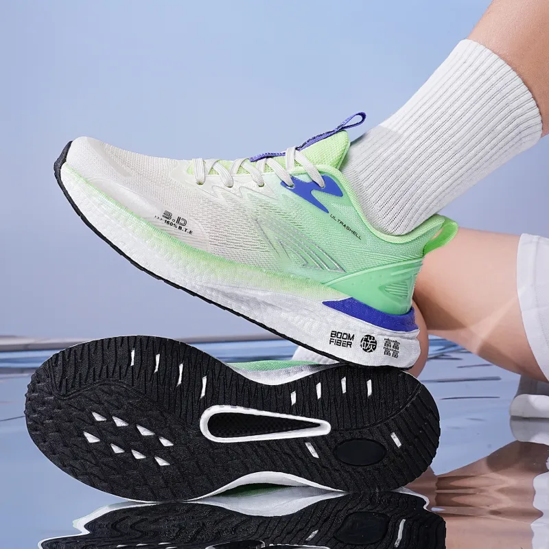 BTE Cushioning, Slip Resistant, And Breathable Low Top Casual Running Shoes Unisex-4