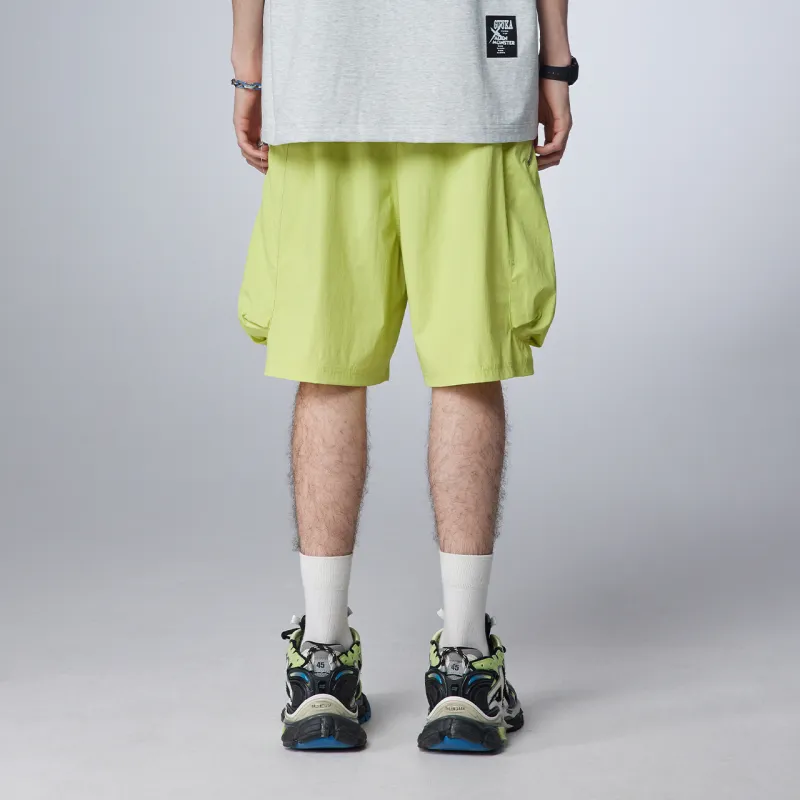 Guuka Casual Shorts Men Neon Green-6