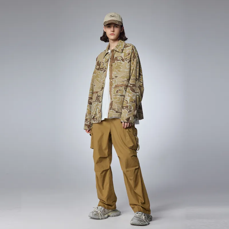 Guuka Jackets Coats Men's Khaki-3