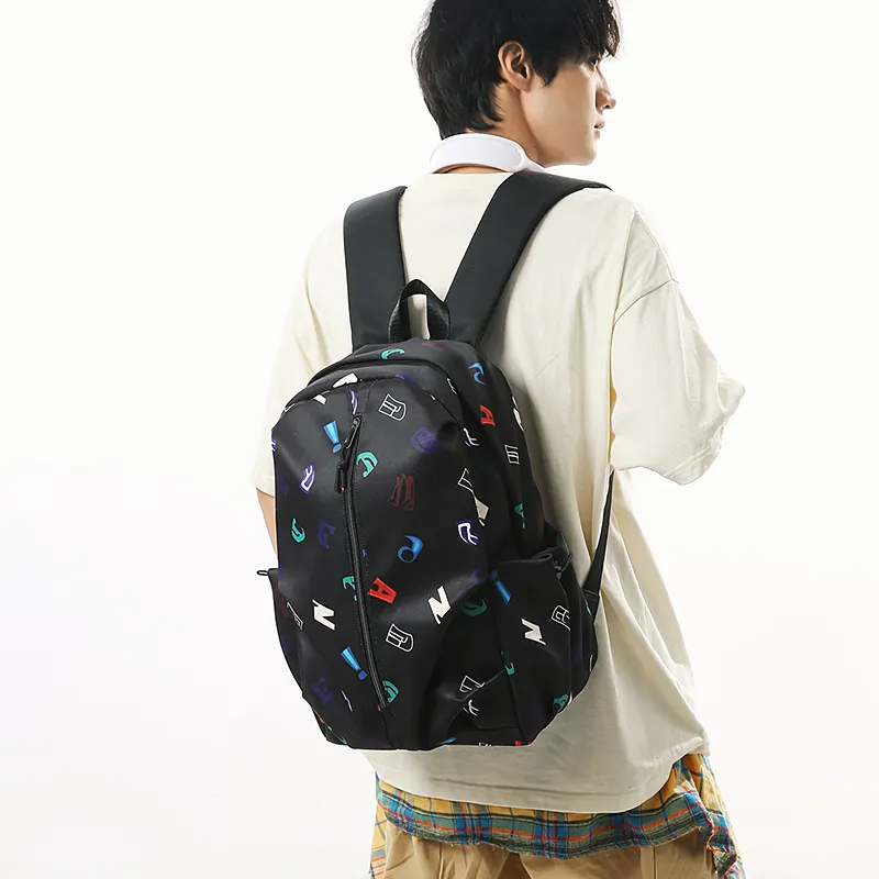 GOBLIN SHARKS 1759 Nylon Backpack Tubas Unisex White/Black-7