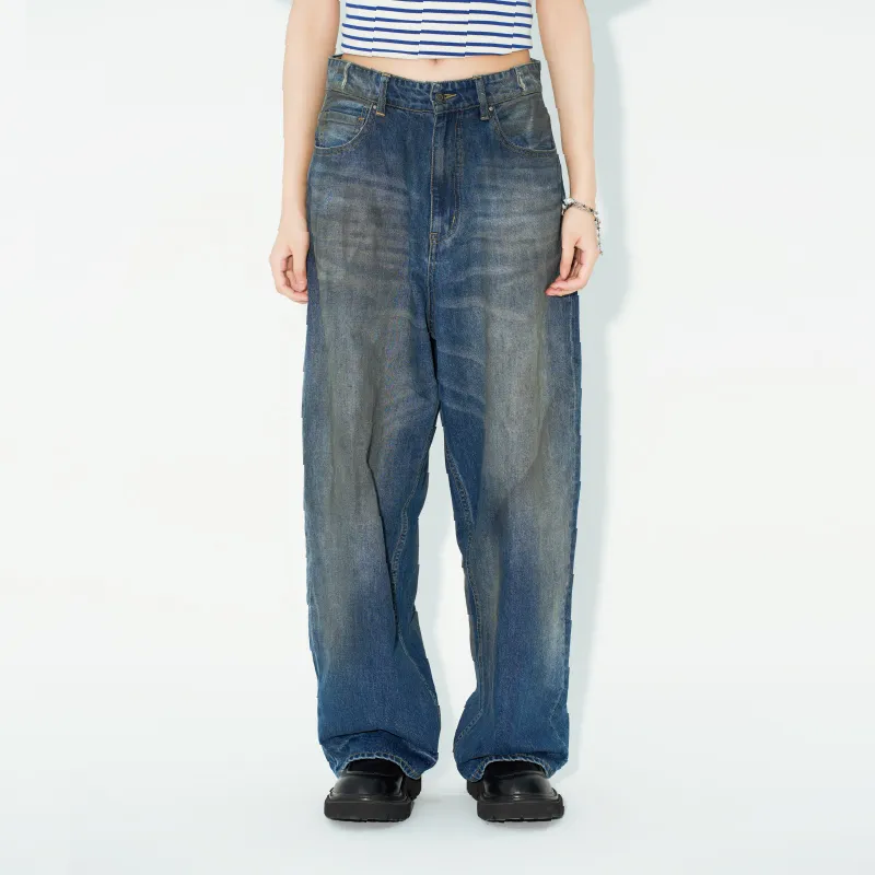 KORAKUBLUE Jeans Unisex Stain Blue-2