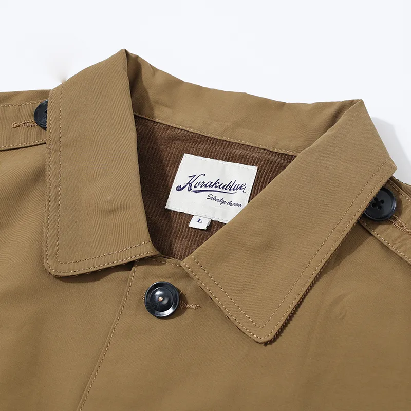 KORAKUBLUE Jackets Coats Unisex British Khaki-2