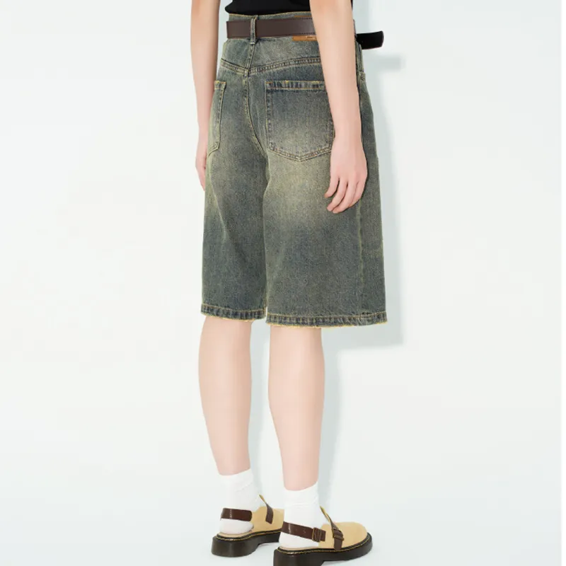 KORAKUBLUE Denim Shorts Unisex Vintage Blue-4