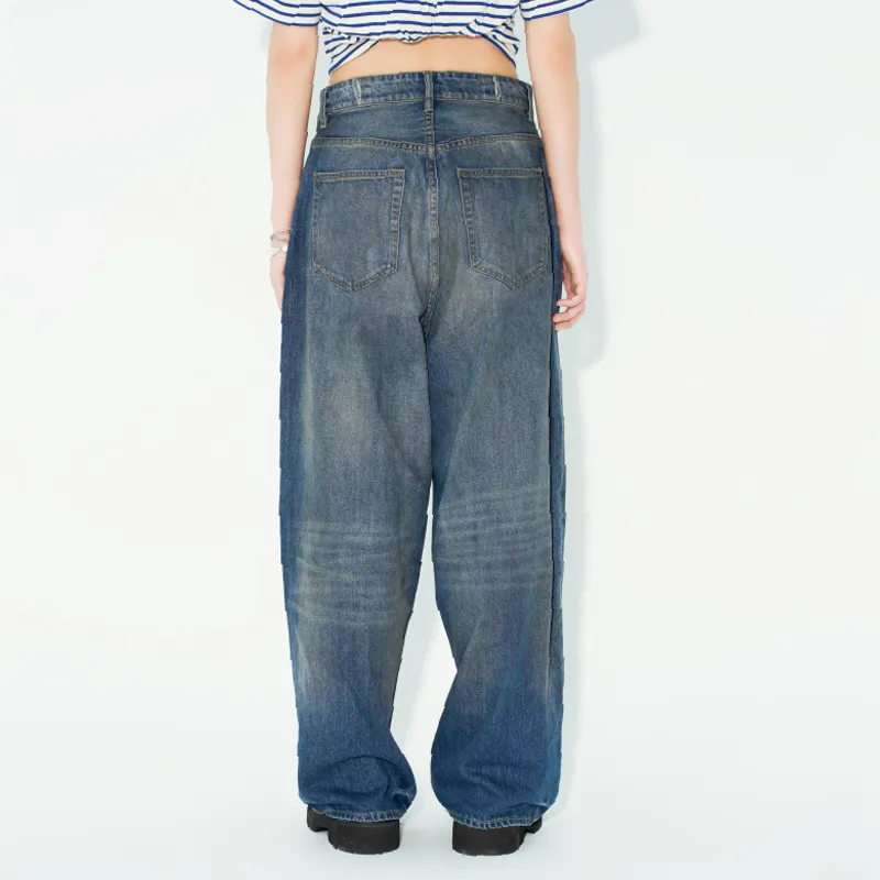 KORAKUBLUE Jeans Unisex Stain Blue-3