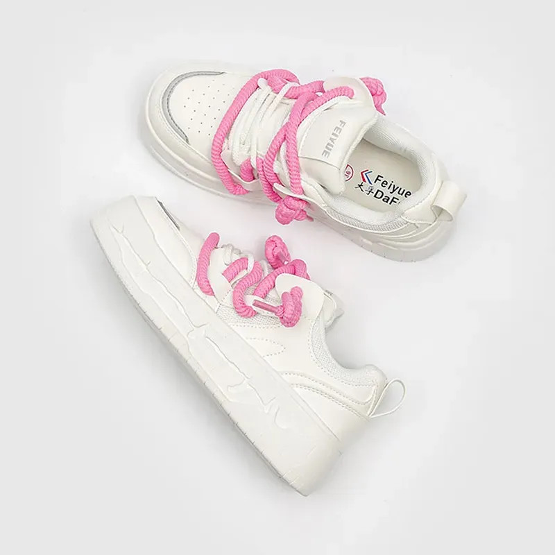 Dafu Leaps Forward Height Increasing Anti-Slip And Wear-Resistant Low-Top Skateboard Shoes Women's-5