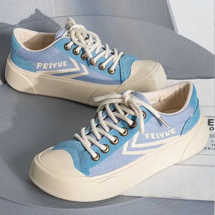 Dafu Leaps Forward Breathable Anti Slip And Wear Resistant Low Top Canvas Shoes Women's-3