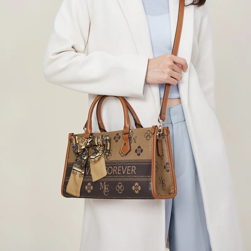 MEXICAN Polyurethane Crossbody Bag, Shoulder Bag, Handbag Regular Women's Brown-1