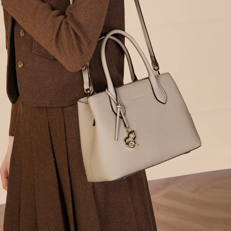 MEXICAN Cow Leather, Synthetic Leather Crossbody Bag, Shoulder Bag, Mom Bag, Handbag Women's Black/Khaki/Ecru-10