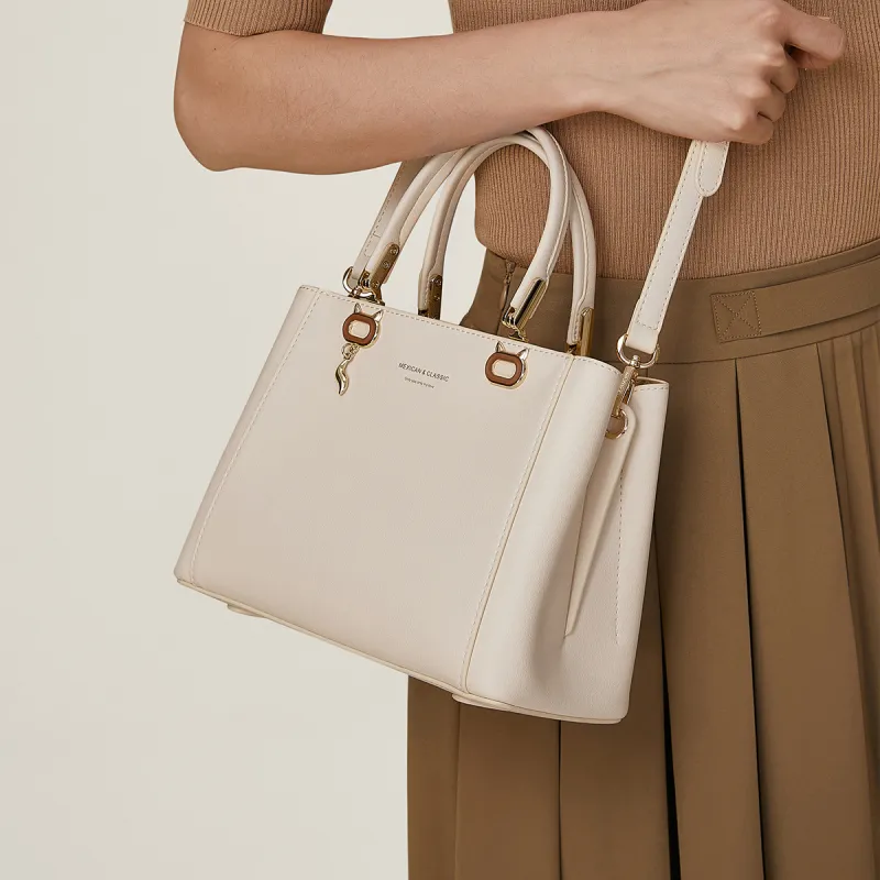 MEXICAN Polyurethane Crossbody Bag, One Shoulder Handbag Regular Women's Apricot Camel/Black/Ecru-13