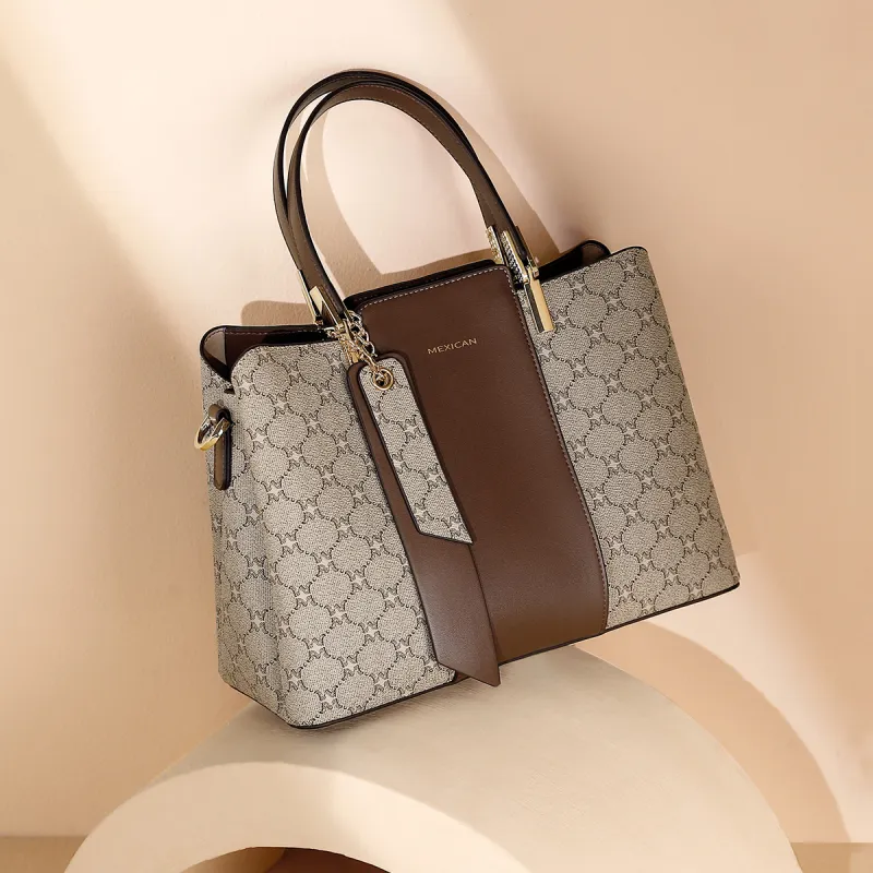 MEXICAN Polyurethane Crossbody Bag, Shoulder Bag, Handbag Regular Women's Dark Brown-9