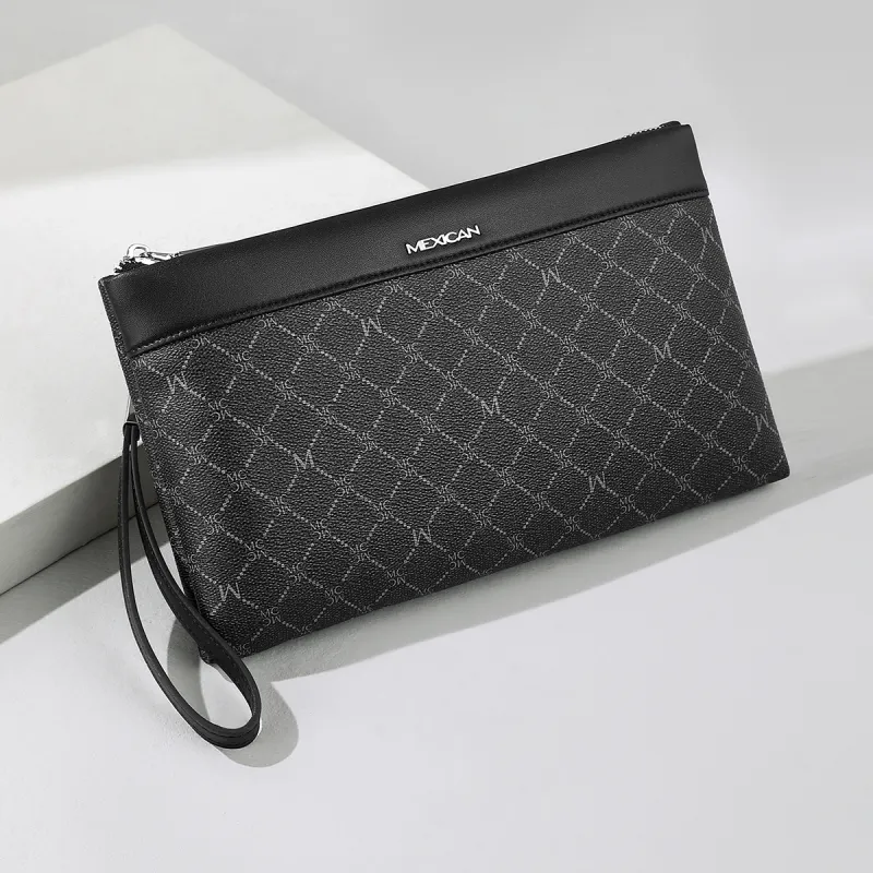 MEXICAN PVC Clutch Men's Dark Gray-2