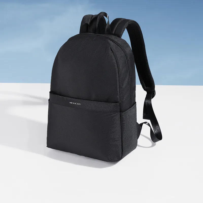 MEXICAN Fabric Backpack Regular Unisex Black-4