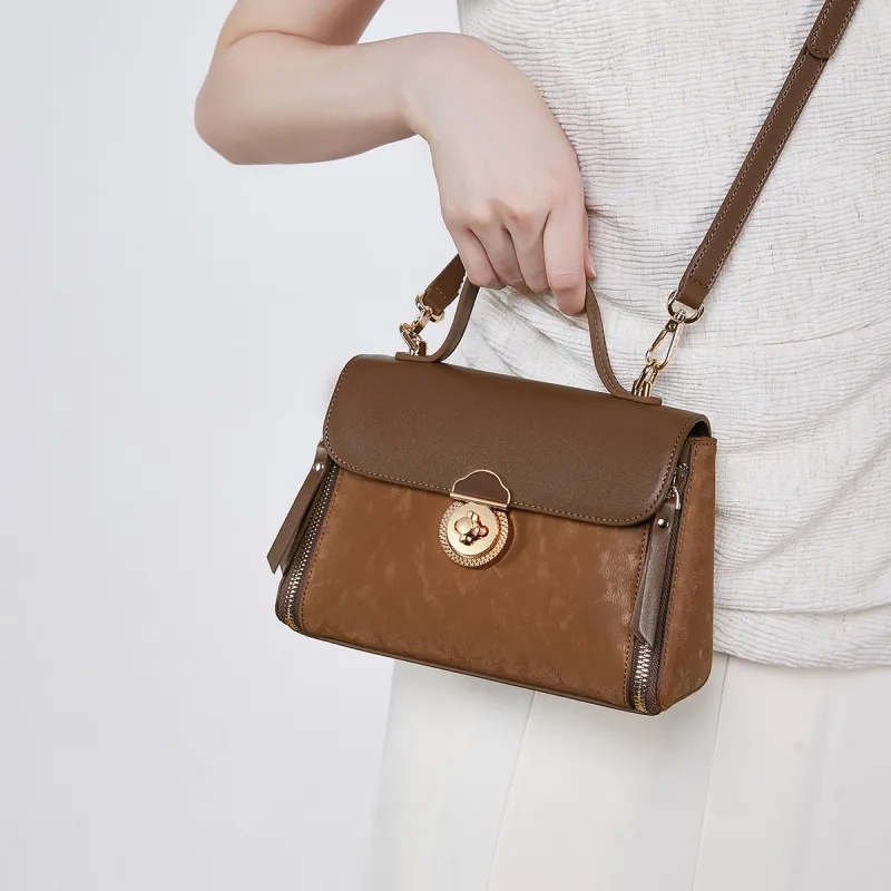 MEXICAN Polyurethane Handbag Regular Women's Tan/Apricot-3