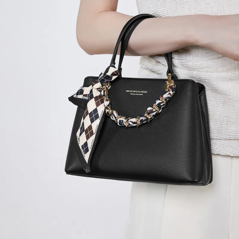 MEXICAN Polyurethane Leather Crossbody One Shoulder Handbag Women's Multicolor-1