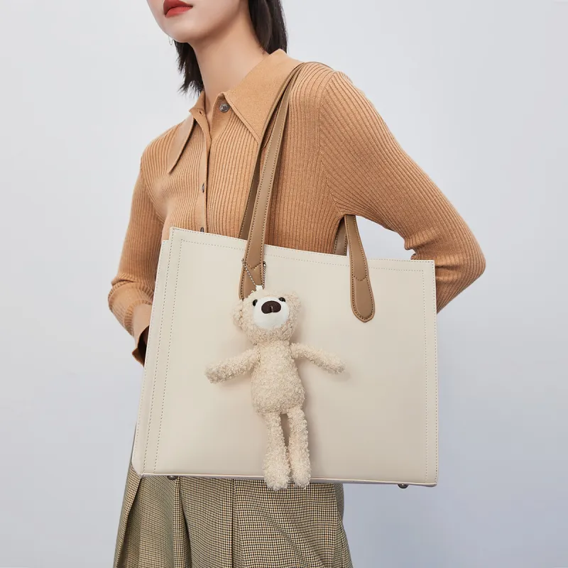MEXICAN Cow Leather Bag, Tote Bag, Women's Bag, Shoulder Bag Regular Women's Khaki-2