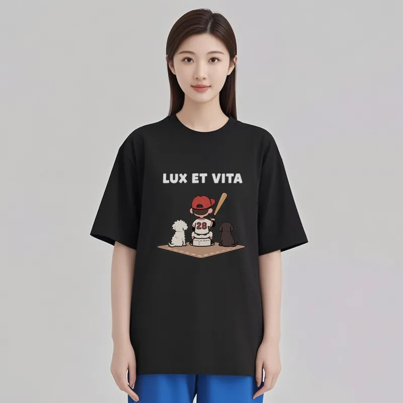 LUX ET VITA Summer T Shirt Unisex-10