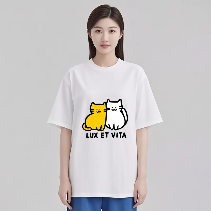 LUX ET VITA T Shirts Unisex-10