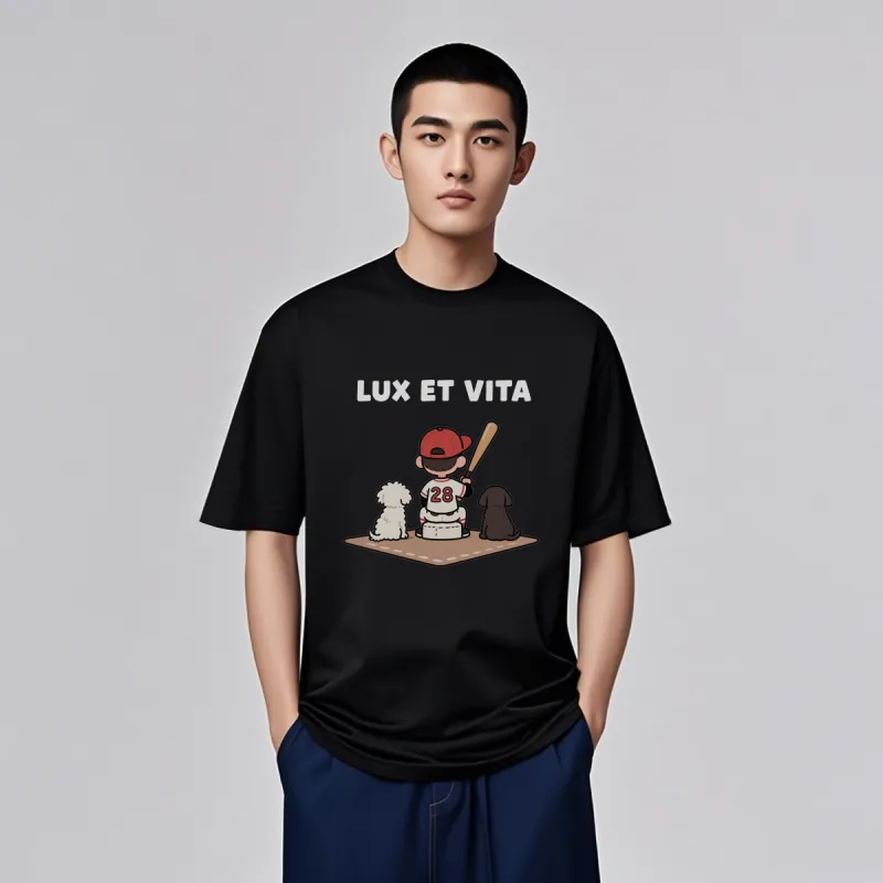 LUX ET VITA Summer T Shirt Unisex-8