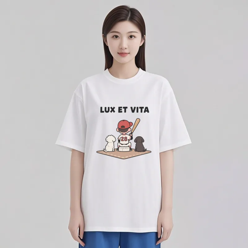 LUX ET VITA Summer T Shirt Unisex-4