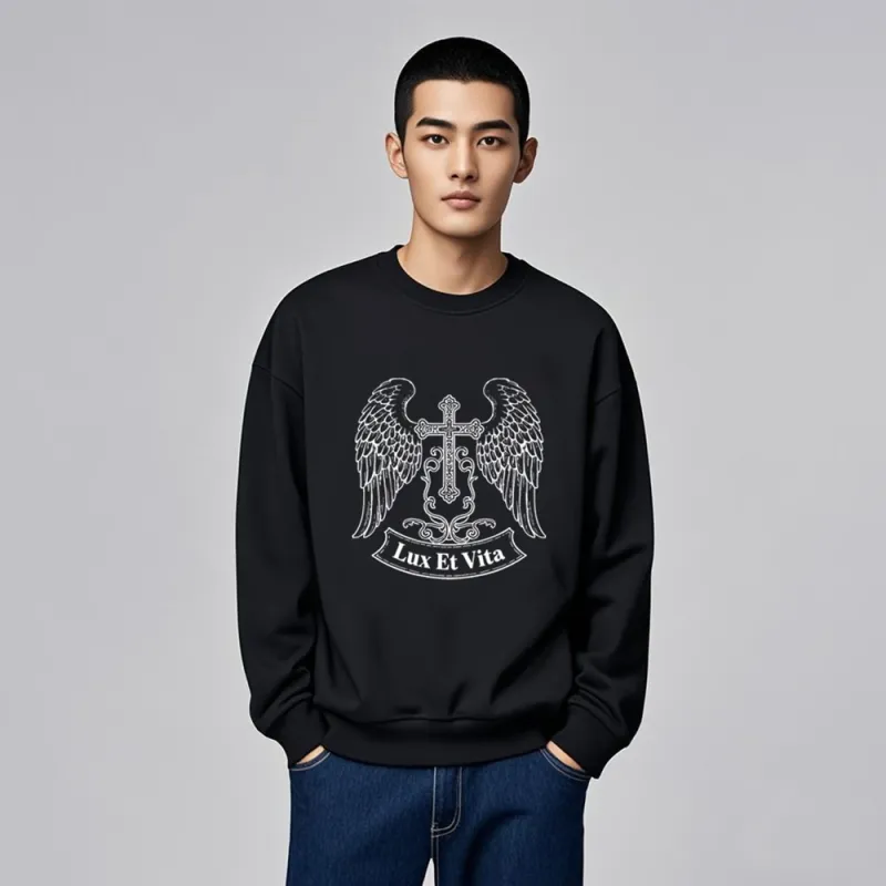LUX ET VITA Sweatshirts Unisex-16