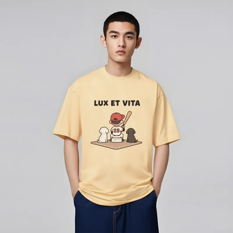 LUX ET VITA Summer T Shirt Unisex-14