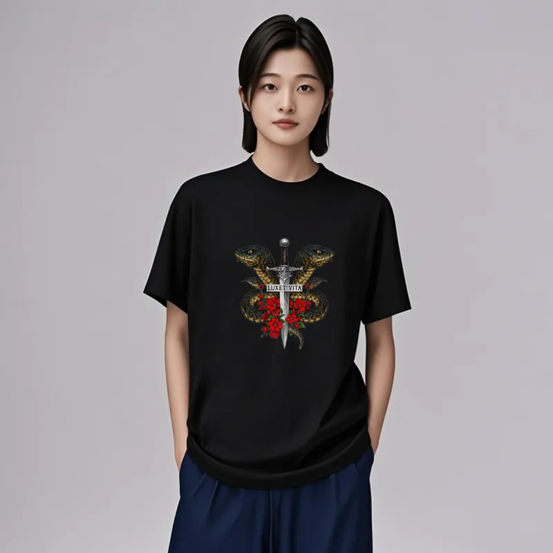 LUX ET VITA T Shirts Unisex-4