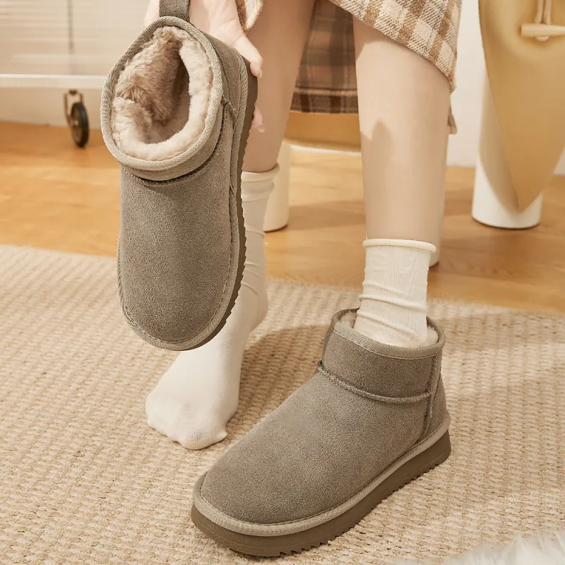 DAPHNE Thermal Short Snow Boots Women's-4