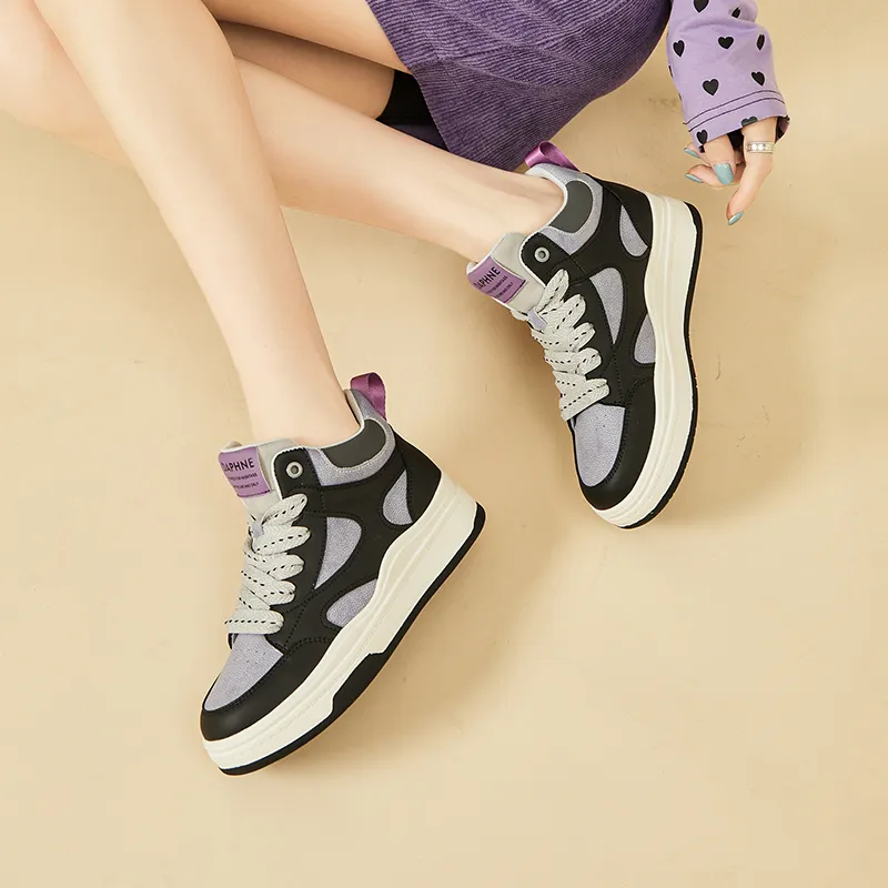 DAPHNE High-Top Skateboard Shoes Women's-4