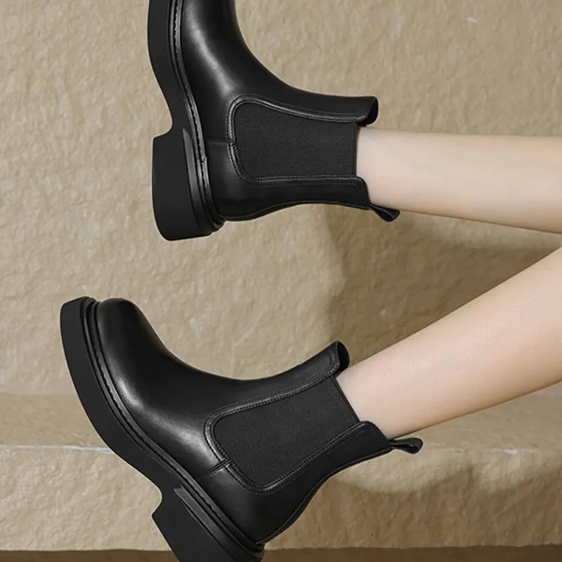 DAPHNE Short Chelsea Boots 5cm Women's-5